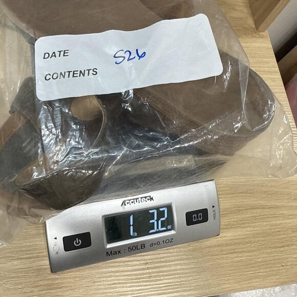 Sofft Shoes Womens Size 10 Brown Leather Sandals Ankle Strap Comfort Cork Wedge - Picture 13 of 13